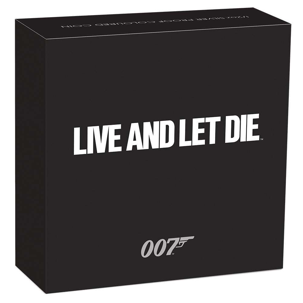 James Bond Live And Let Die 1/2 oz Silver Proof Coin - By The Perth Mint