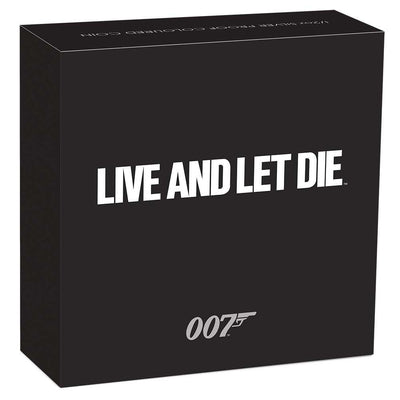 James Bond Live And Let Die 1/2 oz Silver Proof Coin - By The Perth Mint
