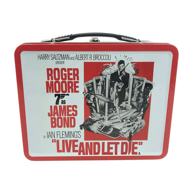 James Bond Live And Let Die Tin Tote Lunch Box