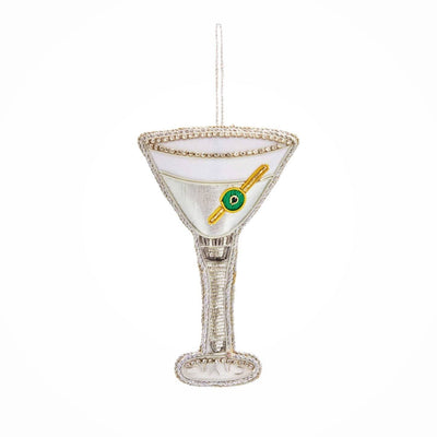 James Bond Martini Glass Tree Decoration