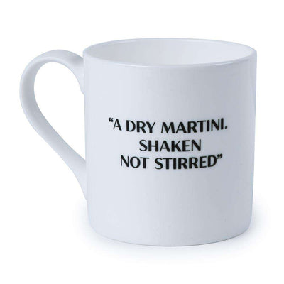 James Bond Martini Quote Bone China Mug