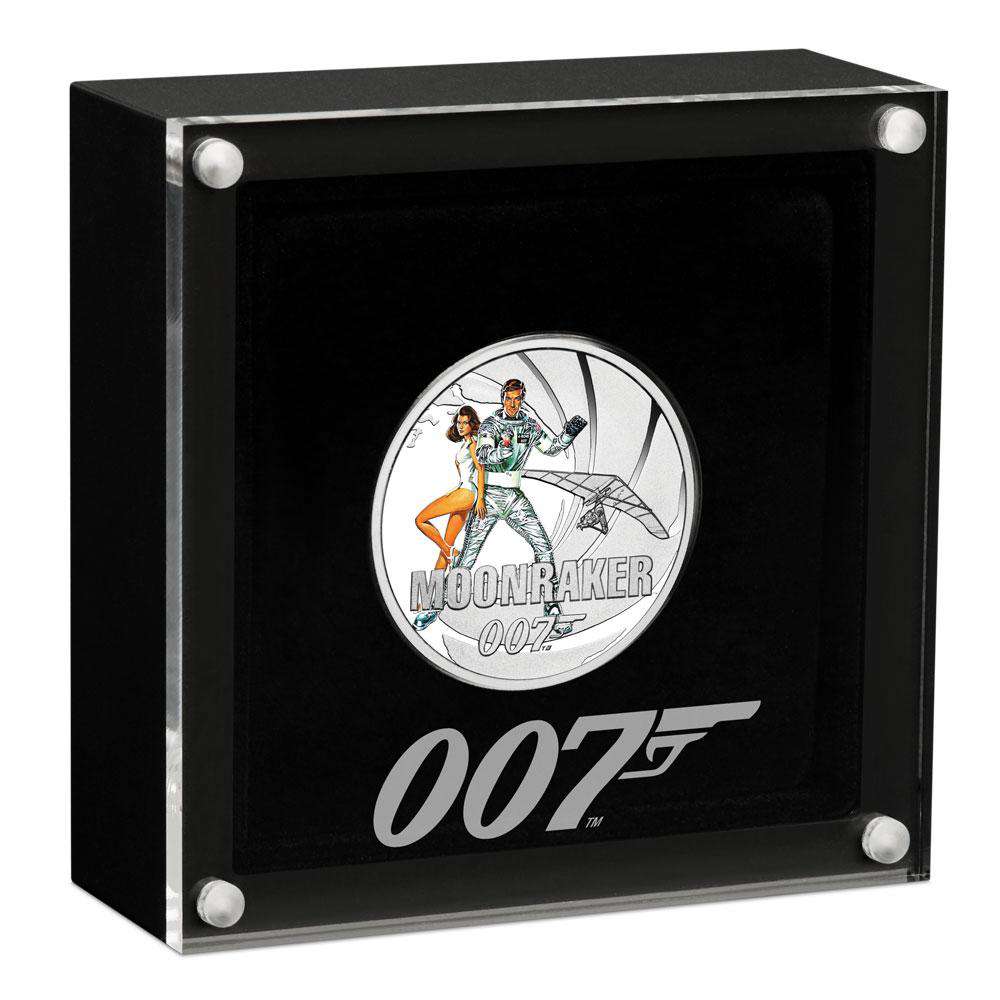 James Bond Moonraker 1/2 oz Silver Proof Coin - By The Perth Mint