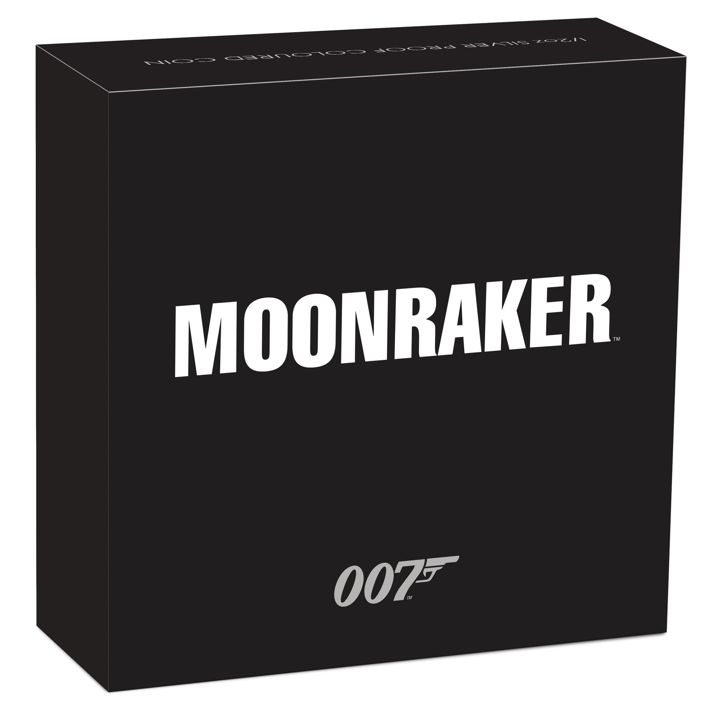 James Bond Moonraker 1/2 oz Silver Proof Coin - By The Perth Mint