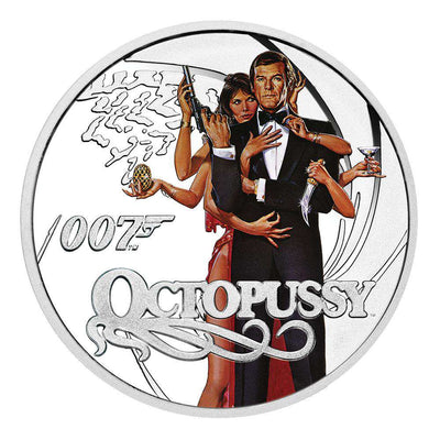 James Bond Octopussy 1/2 oz Silver Proof Coin - By The Perth Mint