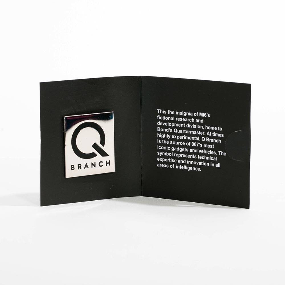James Bond Q Branch Pin Badge