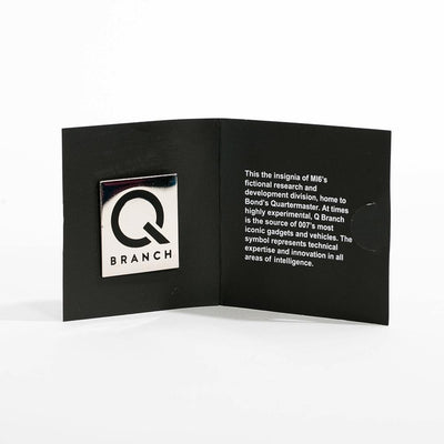 James Bond Q Branch Pin Badge