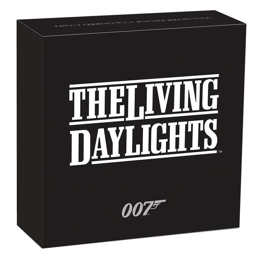 James Bond The Living Daylights 1/2 oz Silver Proof Coin - By The Perth Mint