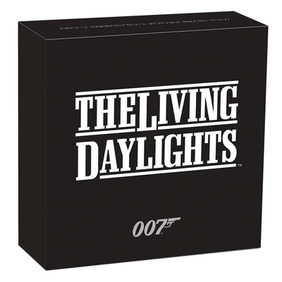 James Bond The Living Daylights 1/2 oz Silver Proof Coin - By The Perth Mint
