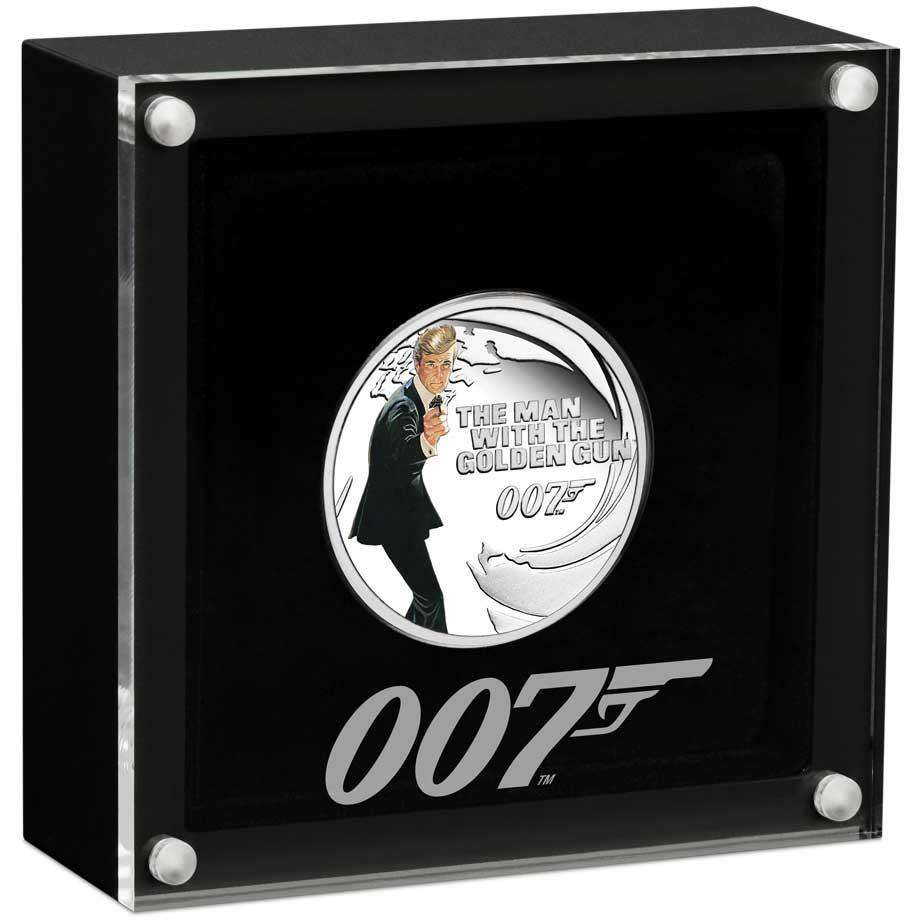 James Bond The Man With The Golden Gun 1/2 oz Silver Proof Coin - By The Perth Mint