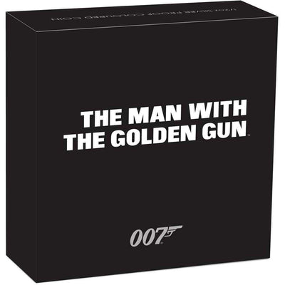 James Bond The Man With The Golden Gun 1/2 oz Silver Proof Coin - By The Perth Mint