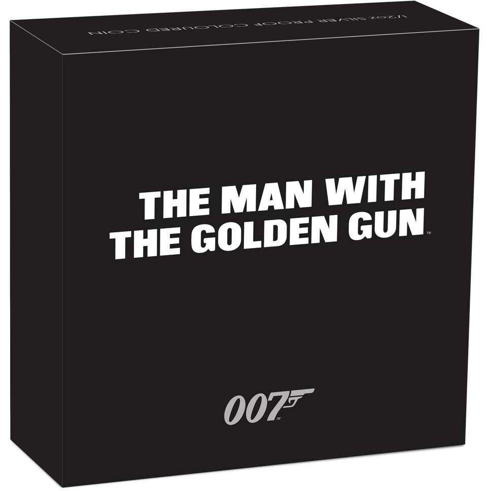 James Bond The Man With The Golden Gun 1/2 oz Silver Proof Coin - By The Perth Mint