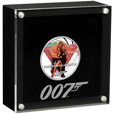 James Bond The Spy Who Loved Me 1/2 oz Silver Proof Coin - By The Perth Mint