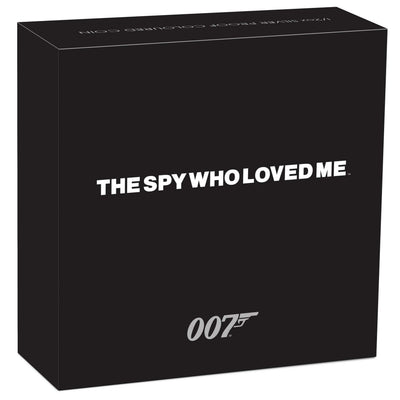 James Bond The Spy Who Loved Me 1/2 oz Silver Proof Coin - By The Perth Mint