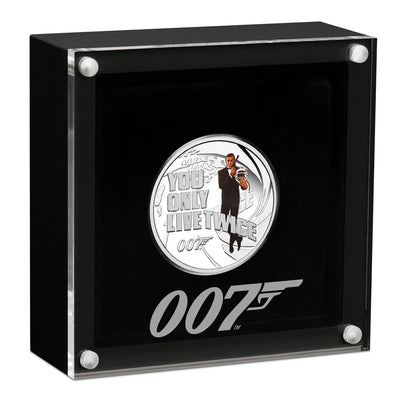 James Bond You Only Live Twice 1/2 oz Silver Proof Coin - By The Perth Mint