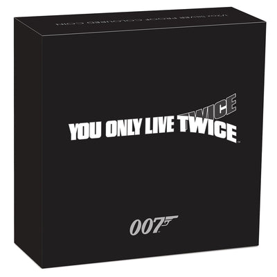 James Bond You Only Live Twice 1/2 oz Silver Proof Coin - By The Perth Mint