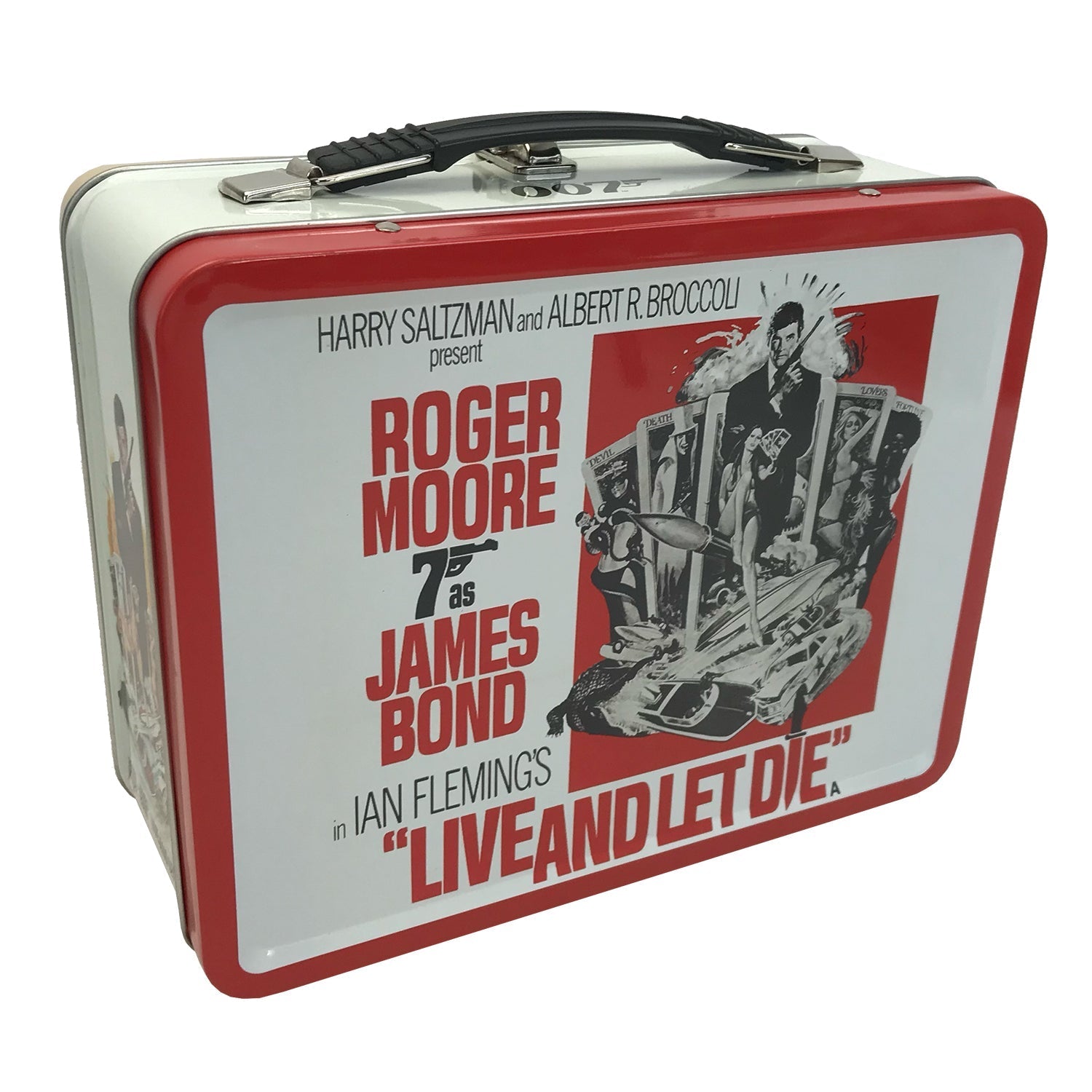 James Bond Live And Let Die Tin Tote Lunch Box