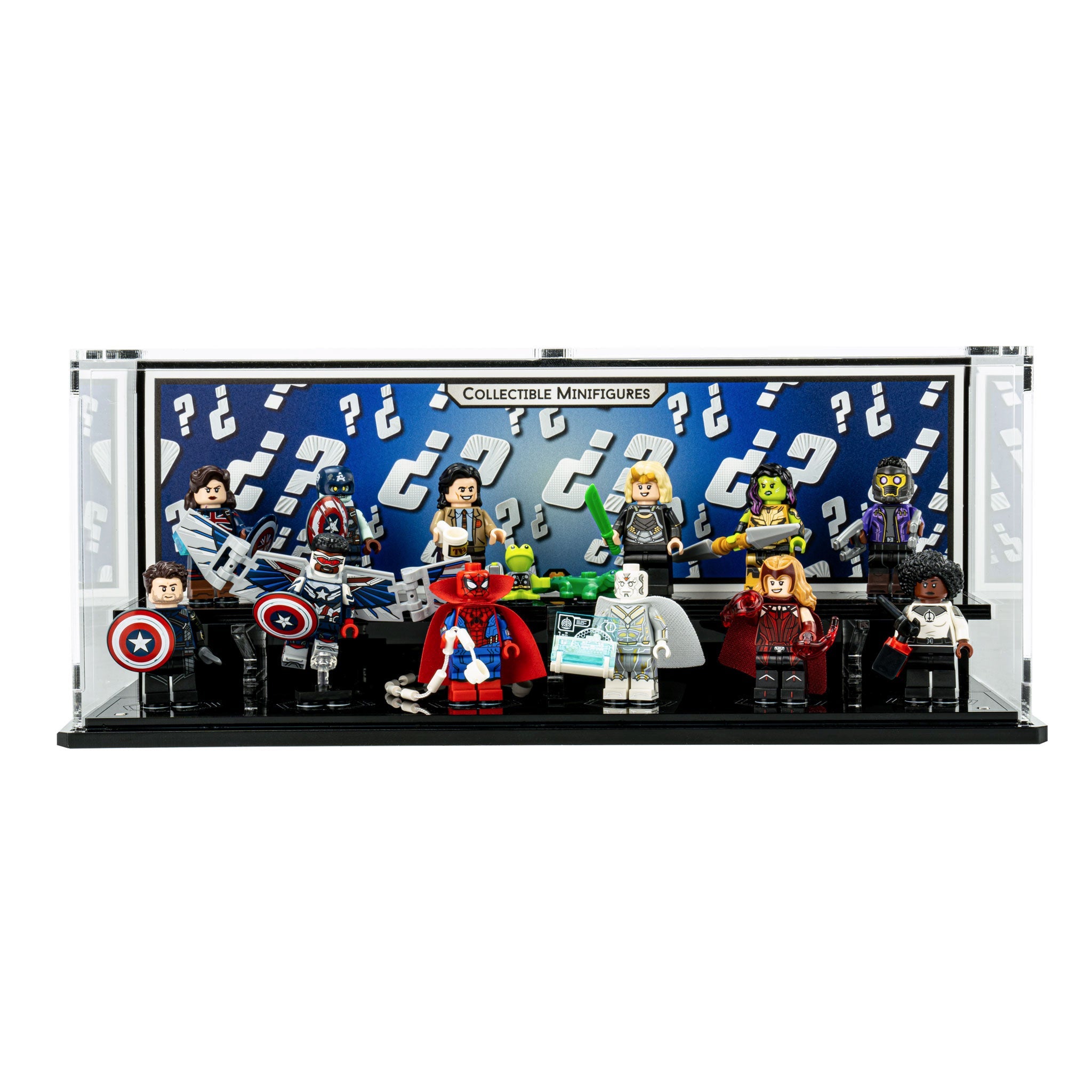 Display Case for LEGO® Marvel Studios Minifigure Series (71031)