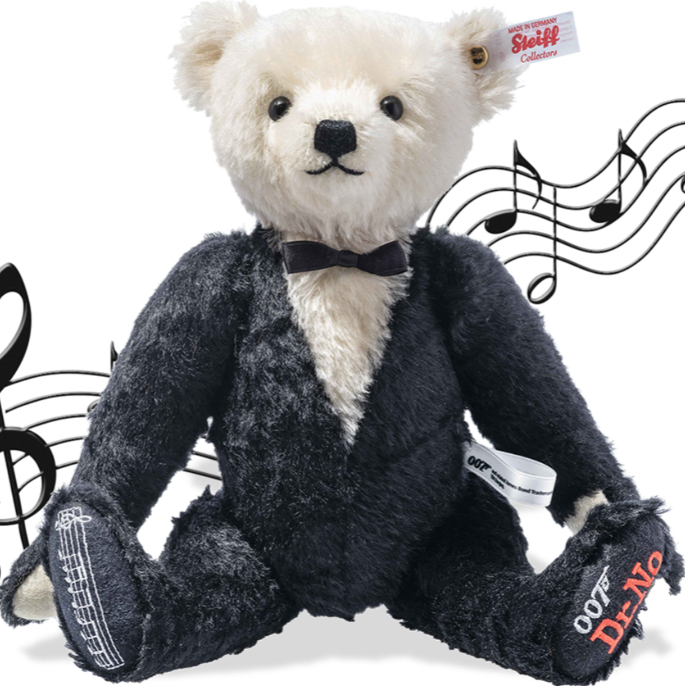 James Bond Musical Teddy Bear - Dr. No Numbered Edition - By Steiff