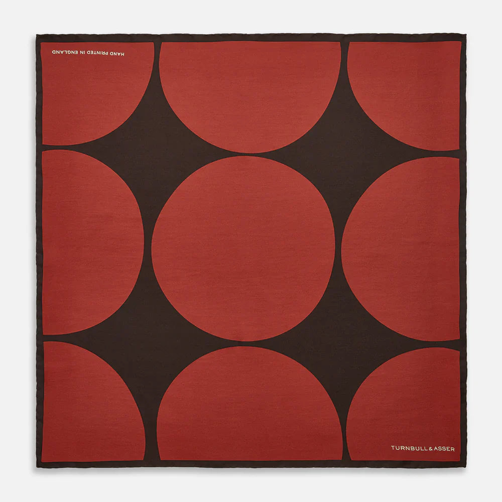 James Bond Dr. No Spot Pocket Square - By Turnbull & Asser