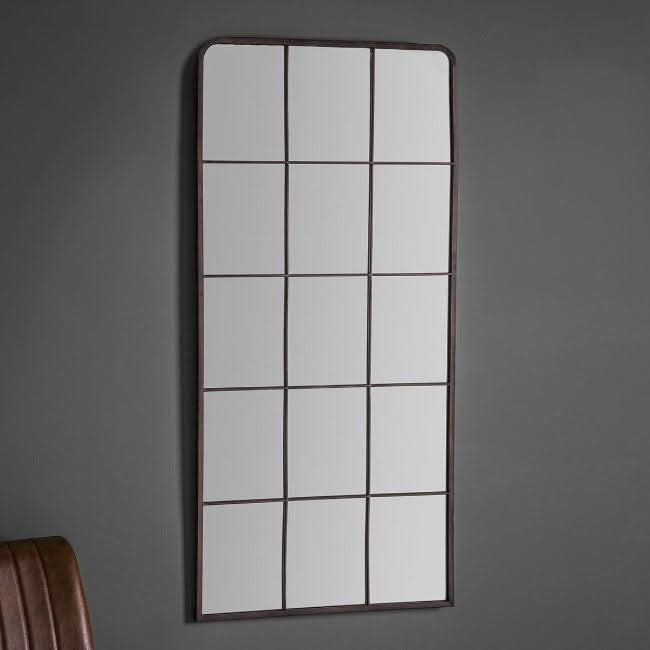 Rita Rustic Metal Mirror