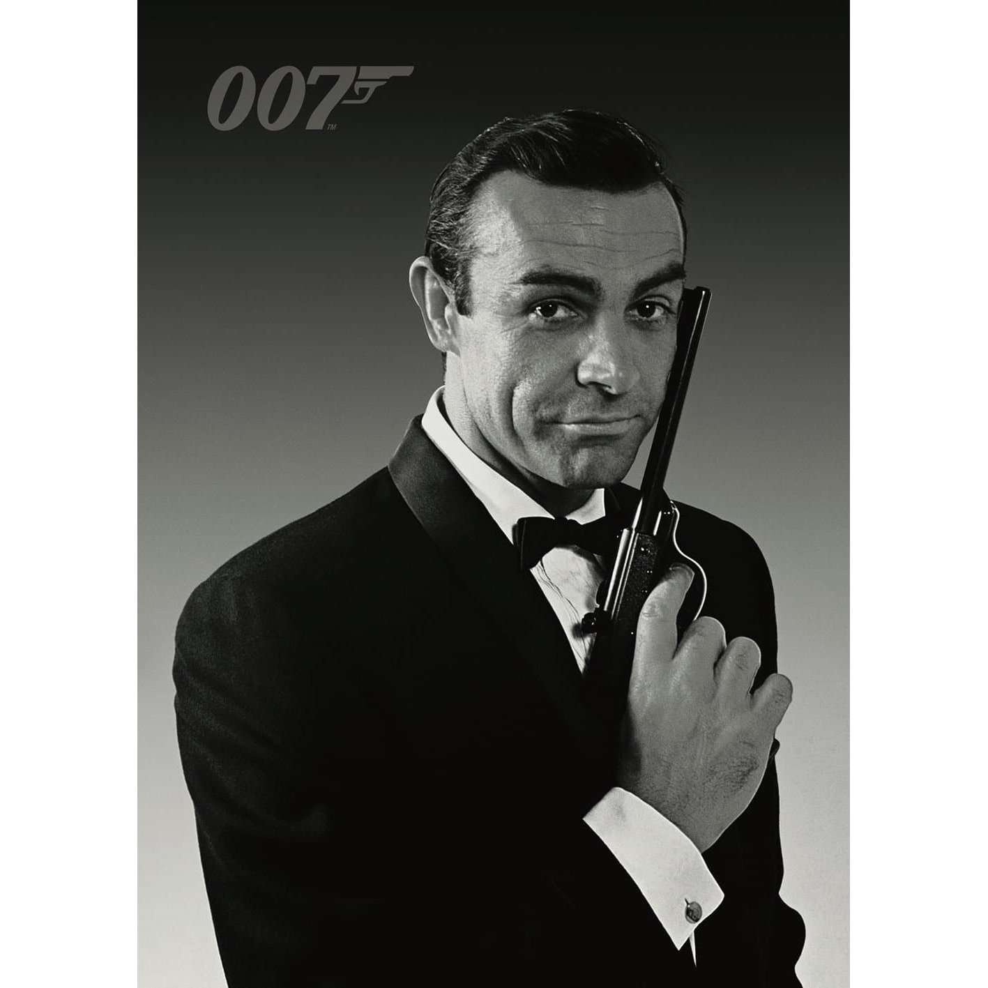 James Bond  Sean Connery Black & White Postcard