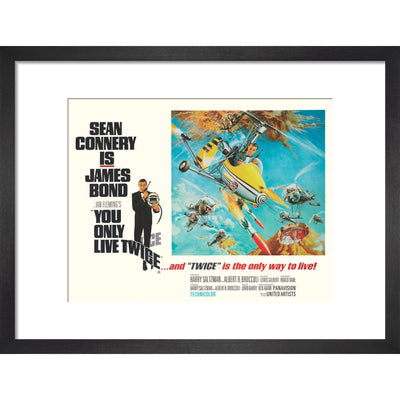 James Bond You Only Live Twice Framed Art Print - By King & McGaw