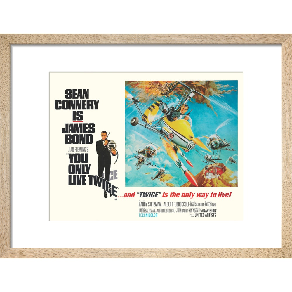 James Bond You Only Live Twice Framed Art Print - By King & McGaw