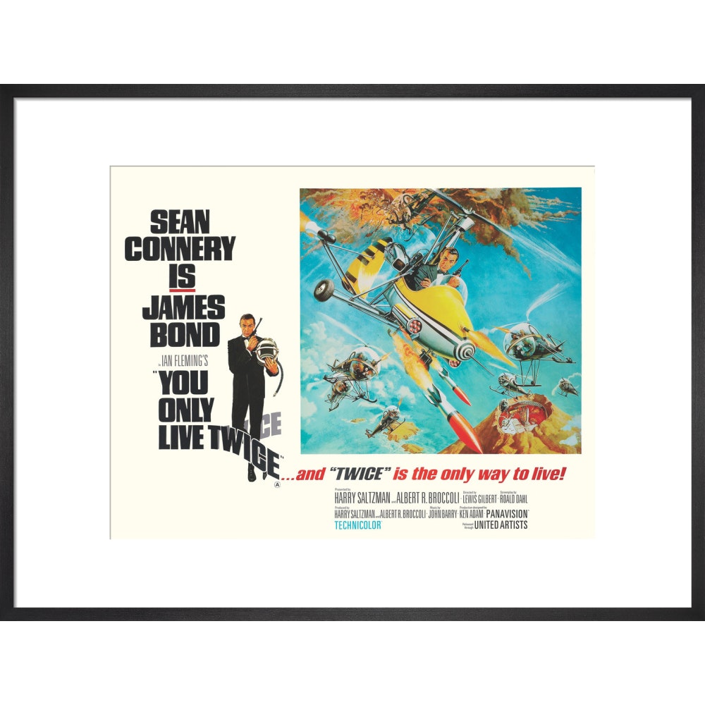 James Bond You Only Live Twice Framed Art Print - By King & McGaw