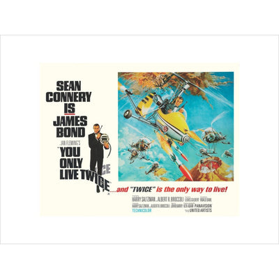 James Bond You Only Live Twice Framed Art Print - By King & McGaw