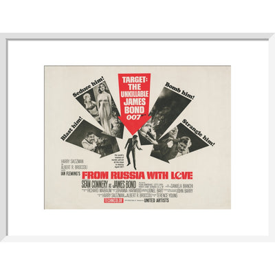 James Bond From Russia With Love Framed Art Print - By King & McGaw