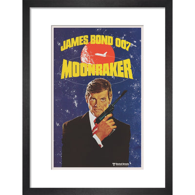 James Bond Moonraker Framed Art Print - By King & McGaw