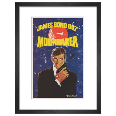 James Bond Moonraker Framed Art Print - By King & McGaw