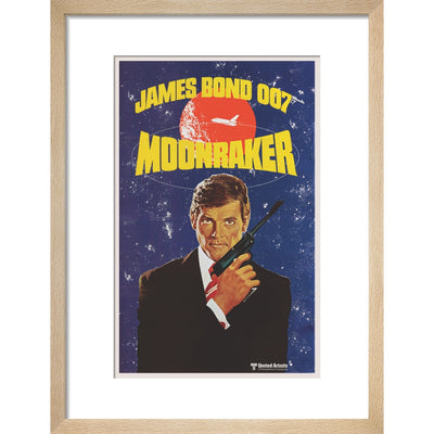 James Bond Moonraker Framed Art Print - By King & McGaw