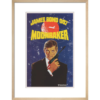 James Bond Moonraker Framed Art Print - By King & McGaw