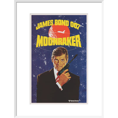 James Bond Moonraker Framed Art Print - By King & McGaw