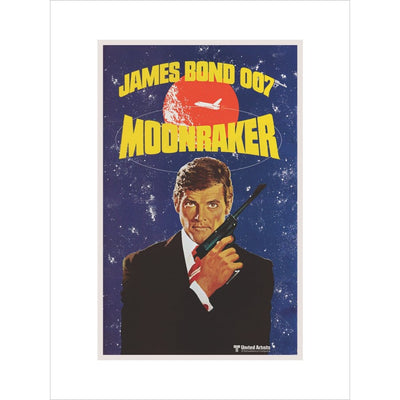 James Bond Moonraker Framed Art Print - By King & McGaw