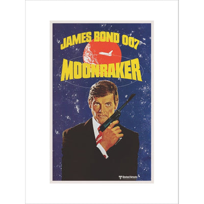 James Bond Moonraker Framed Art Print - By King & McGaw
