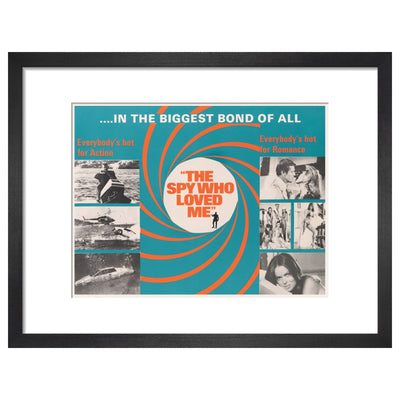 James Bond The Spy Who Loved Me Framed Art Print - By King & McGaw