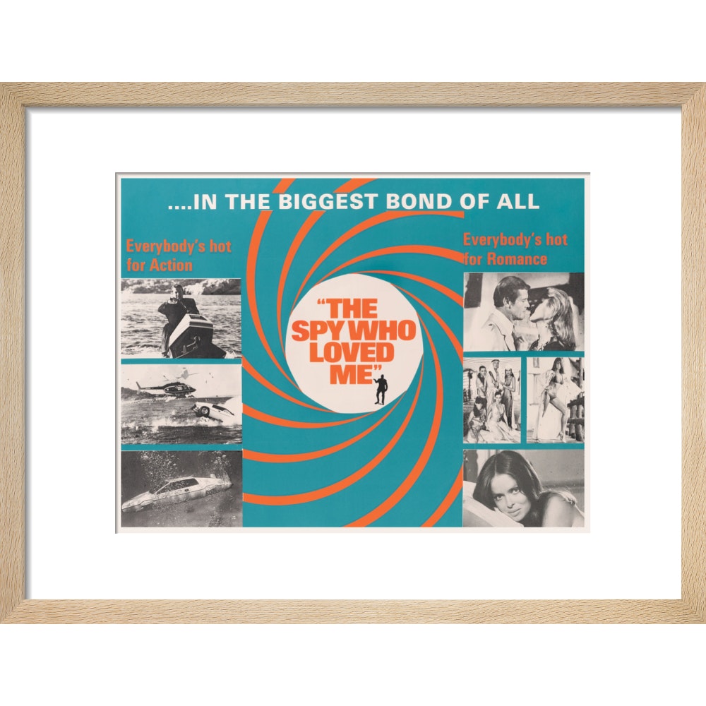 James Bond The Spy Who Loved Me Framed Art Print - By King & McGaw