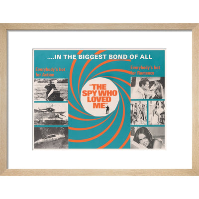 James Bond The Spy Who Loved Me Framed Art Print - By King & McGaw