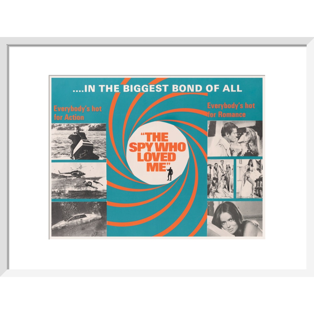 James Bond The Spy Who Loved Me Framed Art Print - By King & McGaw