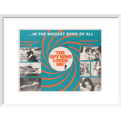 James Bond The Spy Who Loved Me Framed Art Print - By King & McGaw