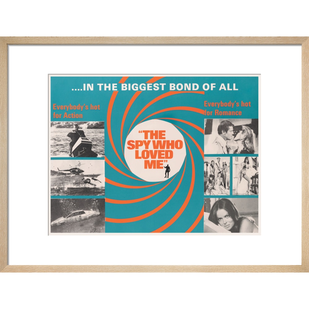 James Bond The Spy Who Loved Me Framed Art Print - By King & McGaw