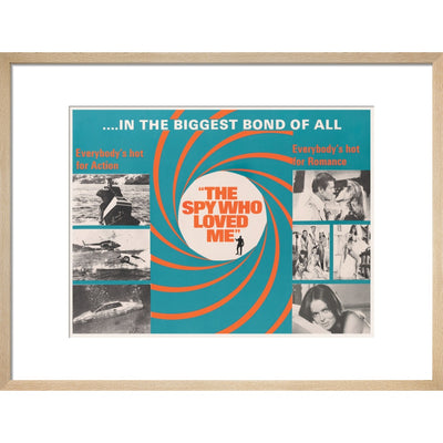 James Bond The Spy Who Loved Me Framed Art Print - By King & McGaw