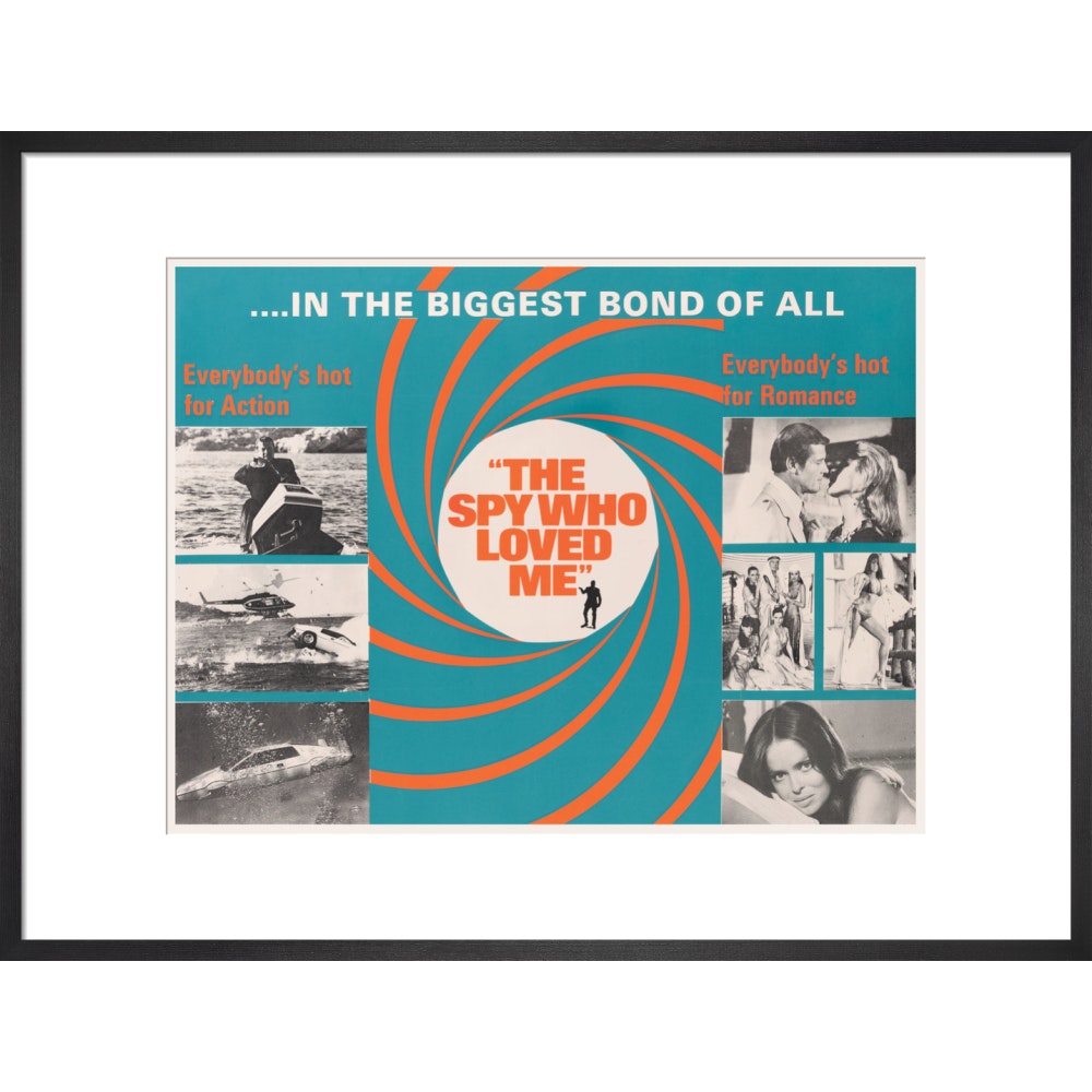 James Bond The Spy Who Loved Me Framed Art Print - By King & McGaw