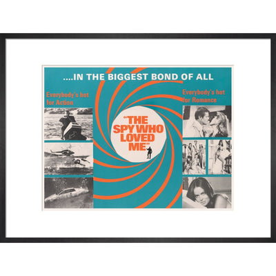 James Bond The Spy Who Loved Me Framed Art Print - By King & McGaw
