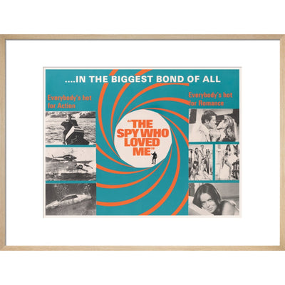James Bond The Spy Who Loved Me Framed Art Print - By King & McGaw