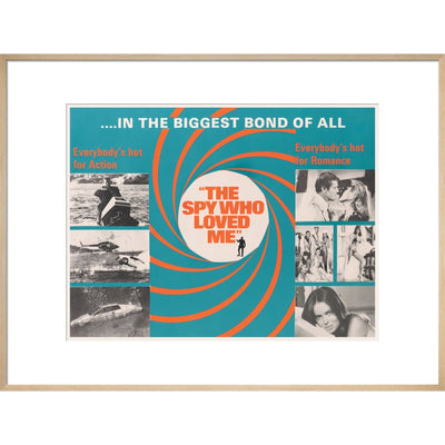 James Bond The Spy Who Loved Me Framed Art Print - By King & McGaw