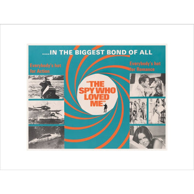 James Bond The Spy Who Loved Me Framed Art Print - By King & McGaw