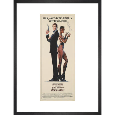 James Bond A View To A Kill Framed Art Print - By King & McGaw